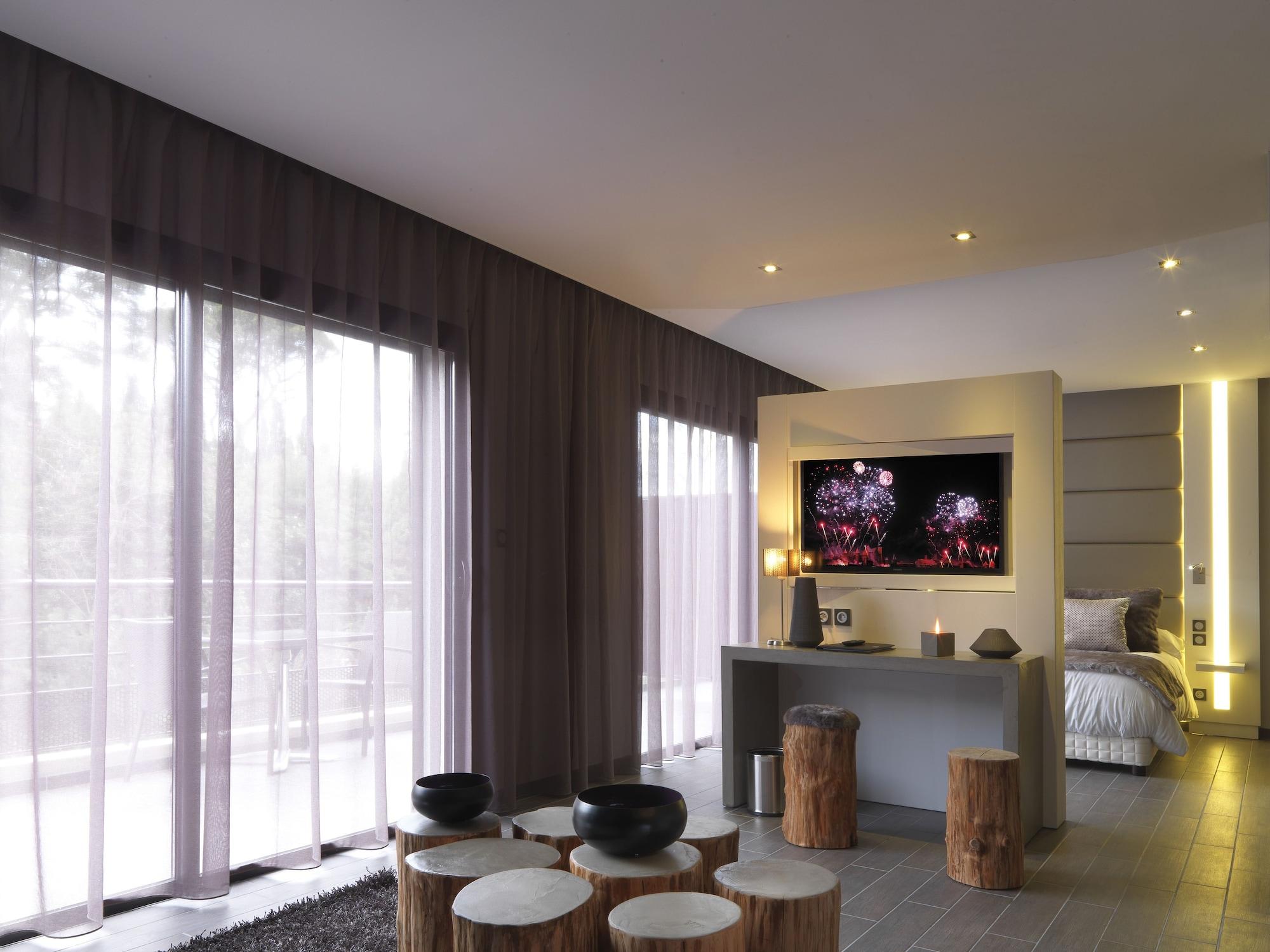 קרקסון Hotel Le Parc - La Table De Franck Putelat מראה חיצוני תמונה