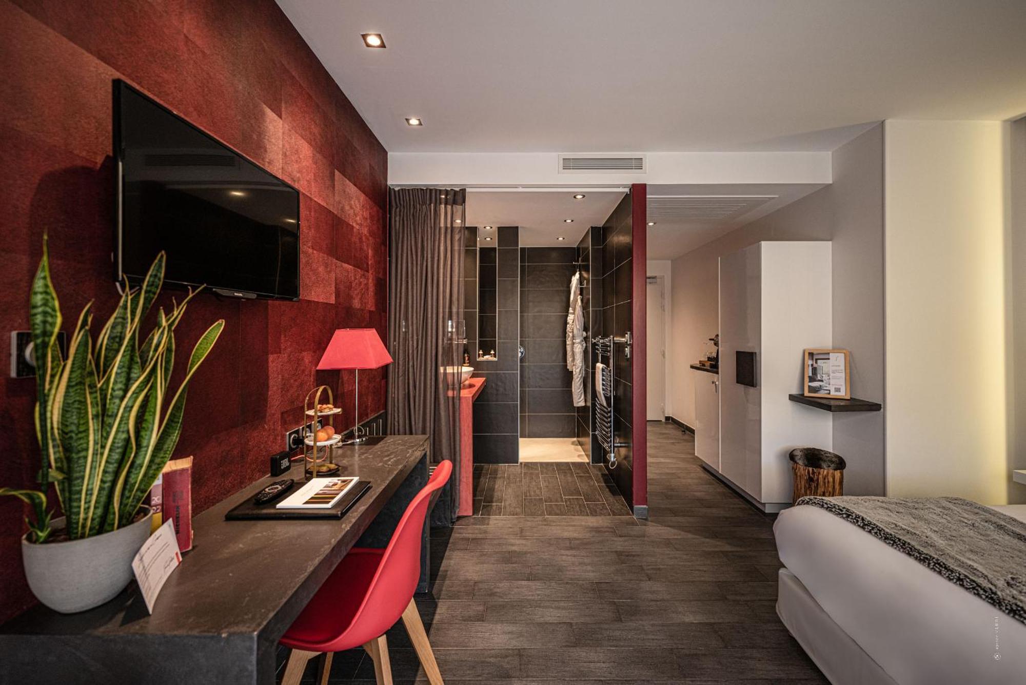 קרקסון Hotel Le Parc - La Table De Franck Putelat מראה חיצוני תמונה